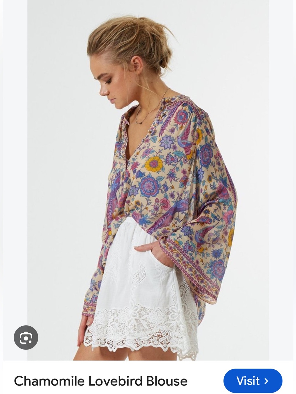 Spell and the gypsy Chamomile Lovebird Blouse